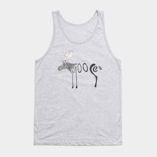 Moose in a Moose Tank Top